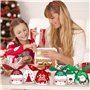 60 Pièces Noël Sachet Bonbons Oreilles de Lapin Sachet Bonbons Sacs de Cadeaux Sacs à Bonbons Sac Biscuit Noël Biscuits Sachet C