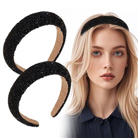 Ylinwtech 2 Pièces Serre-Tête Avec Strass
