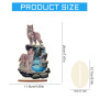 DCIDBEI 5D Diamant-Painting Objets de Décoration || Diamond Painting Loup et Cascade|| Tableau Diamant Statues Décoratives ||Cad