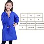 Homefantasy Tablier Peinture Enfant Enfants Art Smock Blouse Peinture Enfant Tabliers Imperméable l'eau Enfant Tablier Peinture 