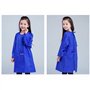 Homefantasy Tablier Peinture Enfant Enfants Art Smock Blouse Peinture Enfant Tabliers Imperméable l'eau Enfant Tablier Peinture 