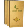 Biodégradables Pailles en Papier Doré - Lot de 100 Doré Pailles Jetables Pour Fête, Mariage, Bar,Restaurant