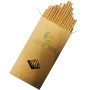 Biodégradables Pailles en Papier Doré - Lot de 100 Doré Pailles Jetables Pour Fête, Mariage, Bar,Restaurant
