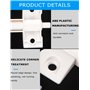 10 Pièces Amortisseur de Porte de Meuble Armoire Loquets à Libération Tactile Push Système Tampon fermetures de porte Non Magnét