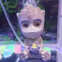 MINSHUXI Treant Groot Décoration d'aquarium, paysage artificiel, décoration en pierre à bulles, avec valve anti-retour, tuyau de
