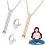 4 Pièces Collier de Respiration à la Mode