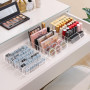 katmerio Organisateur de coiffeuse, organiseur de fard à paupières, 7 compartiments pour palette de fard à paupières, rouge à lè