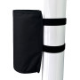 KOSTOO Support de baguettes en nylon haute capacité pour baguettes, brosses, maillets avec deux sangles auto-agrippantes à fixer