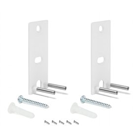 SopimusZ 1 paire de supports muraux en acier pour Bose OmniJewel Lifestyle 650 Home Speaker White