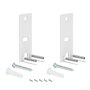 SopimusZ 1 paire de supports muraux en acier pour Bose OmniJewel Lifestyle 650 Home Speaker White