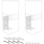 SopimusZ 1 paire de supports muraux en acier pour Bose OmniJewel Lifestyle 650 Home Speaker White