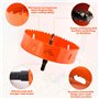 Scie cloche HSS M42 Bi-Métal Foret Rond Bimétallique Scie Trèpan Avec Foret De Centrage Pour Bois