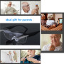 Loupe avec lumière Usb Rechargeable, Mains Libres Lunettes d'agrandissement pour Lecture Hobby Près de Travail Broderie 180% Lun