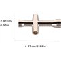 Outils de réparation RC 0-14 mm perforatrice poinçon poinçon clé cruciforme corps alésoir droit ensemble de ciseaux plateau magn