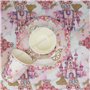 Doyomtoy Vaisselle Princesse,61Pcs Kit Anniversaire Princesse,Princesse Partyware Set Décoration de fête de Château de Princesse