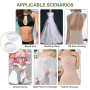KALUROIL Ensemble De Coussinets Soutien-Gorge Et Volumateurs En Gel De Silicone Transparent - IdéAl Pour Maillots De Bain, Bikin
