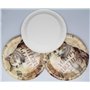 Lot de 61 vaisselle de fête vintage chat - Assiettes, tasses, nappes, serviettes, service pour 20 invités - Vaisselle de fête d'