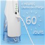 Jet Dentaire Hydropulseur Portable, Jet Dentaire Sans Fil Rechargeable avec 4 Modes Capacité de 310 ml IPX7 Étanche 60 Jours d'A