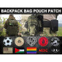 4 Pcs Drapeau Type A+ Pos Patch Médical Badge Drôle Tactique Broderie Attaches Crochet Et Boucle Applique Patch Militaire Pour V