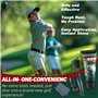 LILIONGTH Kit de Nettoyage de Club de Golf 3 en 1 avec Brosse de Nettoyage de Club de Golf, Serviette et Polissage de Club de Go