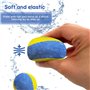 Riisoyu 5PCS Balle Rebondissante d'eau, Antidérapant Ballon de Plage Rebondissant Balle Rebondissante à l'eau Balles à Eau Réuti