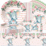 Vaisselle de fête prénatale éléphant