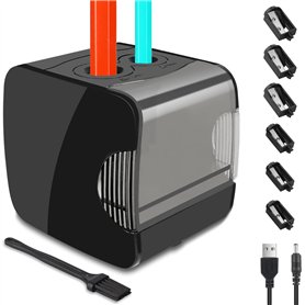 Taille Crayon Electrique USB/Piles 2 Trous Gros 6-12mm