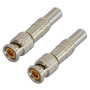 Connecteur BNC Mâle Sans Soudure, Connecteur Coaxial Q9 Mâle Sans Soudure, pour Caméra de Surveillance, Cables Vidéo, Video Tran