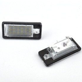 LED Éclairage Plaque D'immatriculation Lumière Ampoule Blanc Pas d'erreur 18 SMD