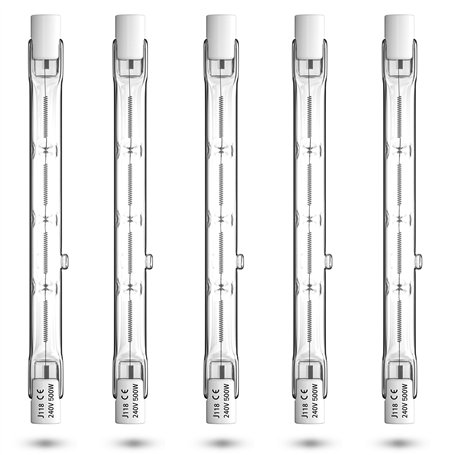 Luxvista 500W R7S 118mm Ampoule Halogène Linéaire