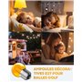 G40 Ampoule E27 2W 2000K Vintage Couleur Decorative