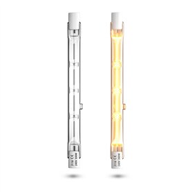 Bonlux 300W 118mm R7s Ampoule Halogène Dimmable r7s linéaire Blanc Chaud 2800K 5900lm projecteur crayon AC220-240V pour l’éclair