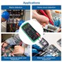 DIFCUL Multimètre Numérique,Multimètre de Gamme Automatique Détecteur de tension Portable Testeur avec Rétroéclairage Testeur El