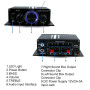 Xingdianfu Amplificateur audio HiFi en aluminium 12 V 400 W pour voiture stéréo Mini Power Amplificateur audio stéréo pour voitu
