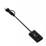 Carte son externe USB 2.0 type C stéréo microphone adaptateur convertisseur professionnel pour MacBook ordinateur portable casqu