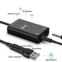 Carte son externe USB 2.0 type C stéréo microphone adaptateur convertisseur professionnel pour MacBook ordinateur portable casqu