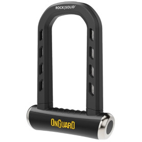OnGuard RockSolid Antivol en U léger et résistant aux meuleuses d'angle
