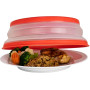 PIQIUQIU Cloche Micro-Ondes,Pliable Micro-Onde Plaque,Couvercle Pliable de Micro-Onde passoire, Protection Anti-éclaboussures av