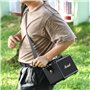 Fenmaru Cuir PU Poignée de Transport Bandoulière réglable Compatible avec Les Enceintes Marshall Kilburn II/Stockwell II