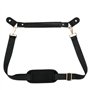 Fenmaru Cuir PU Poignée de Transport Bandoulière réglable Compatible avec Les Enceintes Marshall Kilburn II/Stockwell II