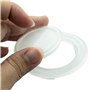 Lot de 3 anneaux pour parasol de table avec capuchon - Anneau pour parasol - Anneau de trou en plastique - Diamètre intérieur : 