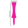AMANDELIZABE Lot de 110 tees de golf roses en plastique 57 mm (2-1/4")