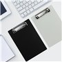 HXMJIED Lot de 2 petits porte-blocs en plastique, porte-bloc A5, porte-bloc noir, porte-bloc standard A5, porte-bloc de format A