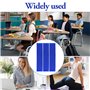 Lot de 16 bandes de chaise pour enfants avec pieds agités, élastiques pour sièges de salle de classe, chaises élémentaires, bure