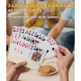YANGWEN 2 Pièces Jeu de Cartes Pont Porte-Carte Sauter Support en Plastique Support inséreuse de Cartes Rester Om Jeu de Cartes 