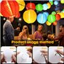 mizikuu Guirlande Lumineuse Solaire Extérieur, 30 LEDs Guirlande Solaire Exterieur 6m Guirlande Guinguette Solaire Étanche Lante