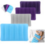 Casenly Oreiller Gonflable Camping, 4 Pièces Oreiller de Plage Gonflable, Flocage Oreillers Portable, Oreiller Coussin de Plage 