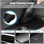 Wugauwor 2 Brosses Nettoyage Voiture pour Intérieur, Brosse à Épousseter Douce pour Nettoyer L'intérieur de la Voiture, Les Clav