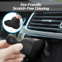 Wugauwor 2 Brosses Nettoyage Voiture pour Intérieur, Brosse à Épousseter Douce pour Nettoyer L'intérieur de la Voiture, Les Clav