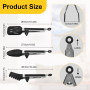 Pince Cuisine Inox 3 Pièces Pince Cuisine Silicone 27 cm Pince de Cuisine Inox Sans BPA Pince Barbecue Pince Alimentaire Cuisine